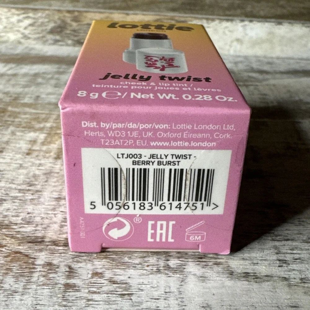 Lottie‎ London Jelly Twist Berry Burst Eyeshadow & Lip Tint | MSRP: $17
